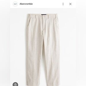 Men’s linen blend loose fit pants